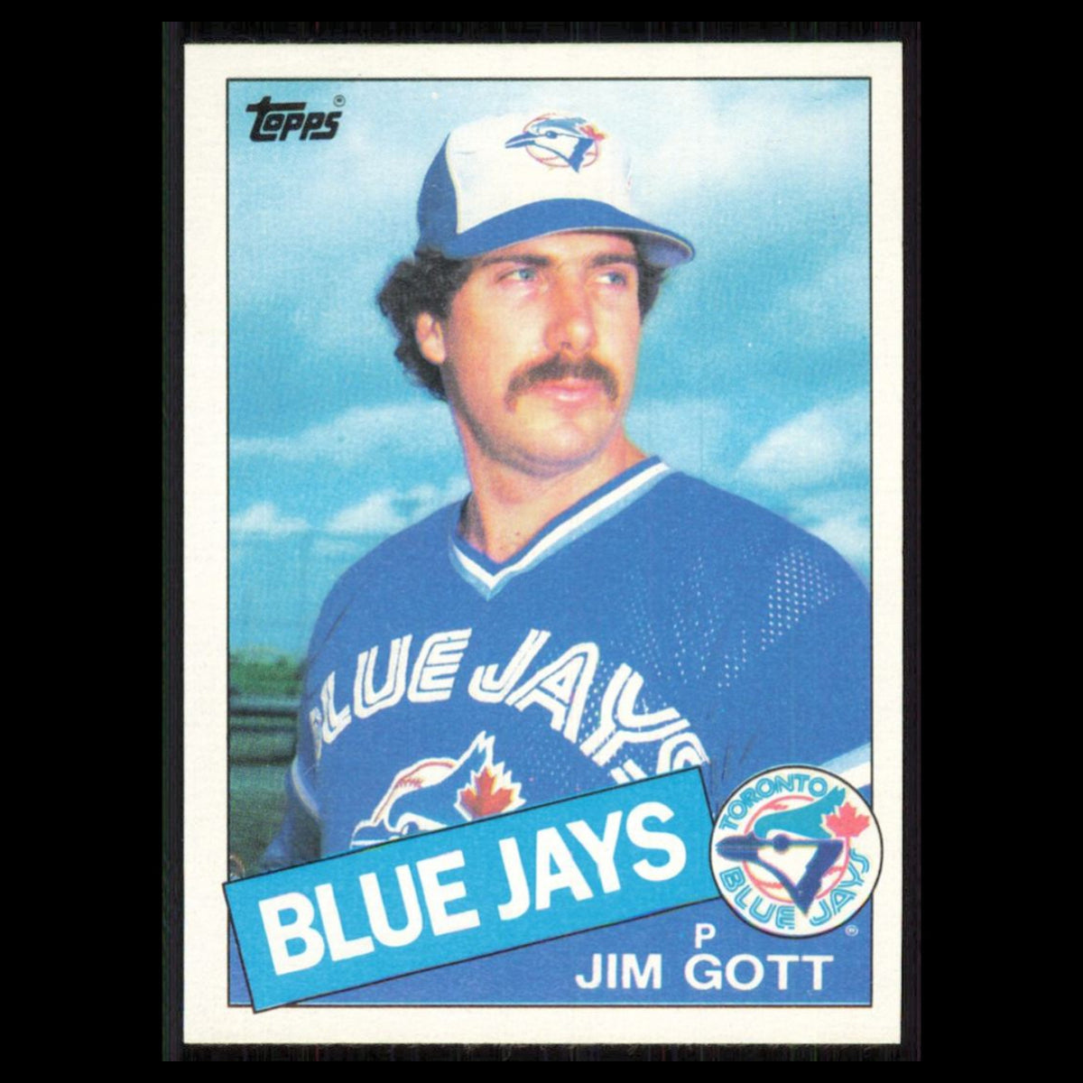 Jim Gott #311 1985 Topps Toronto Blue Jays Baseball Card MLB NM