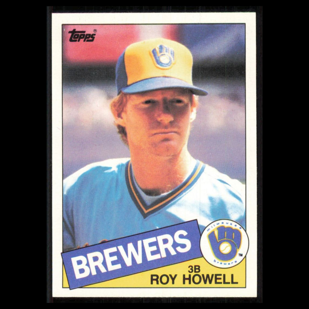 Roy Howell #372 1985 Topps Milwaukee Brewers Baseball Card MLB NM