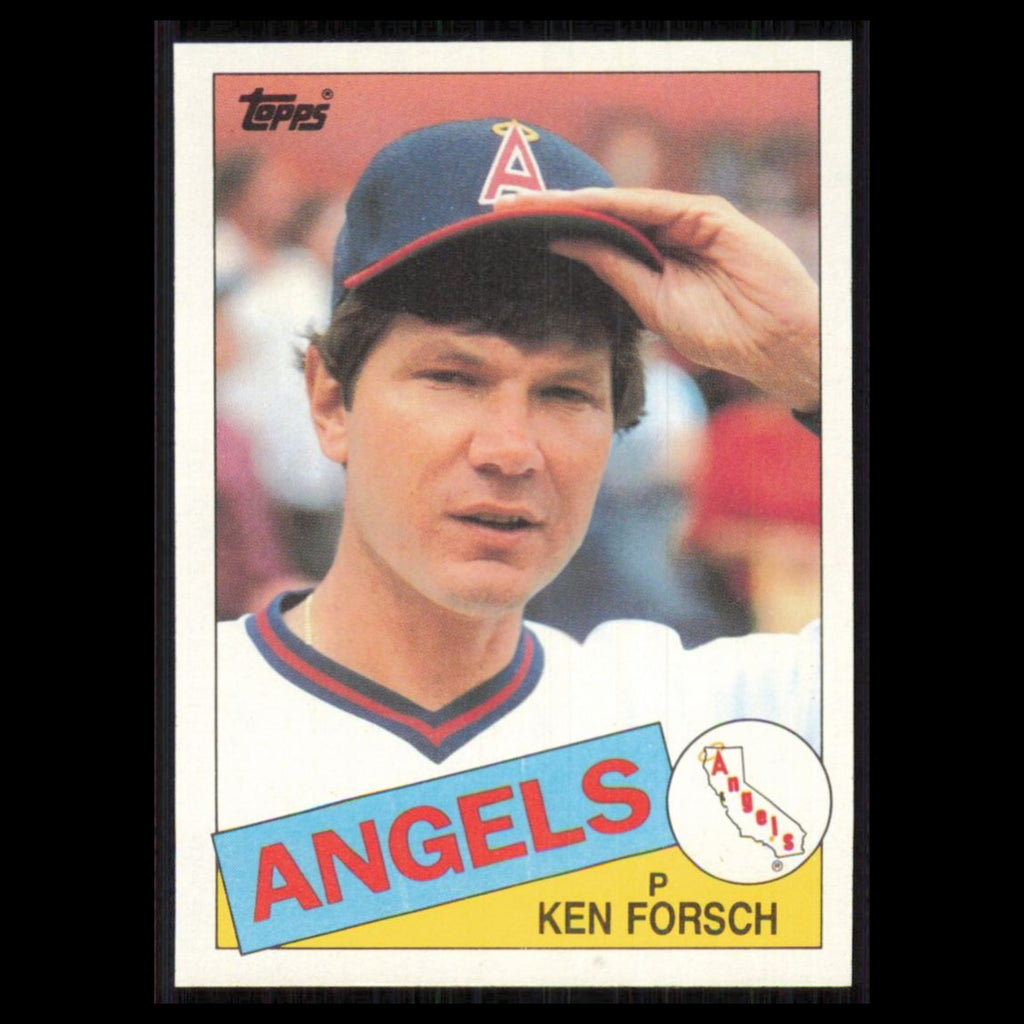 Ken Forsch #442 1985 Topps California Angels Baseball Card MLB NM