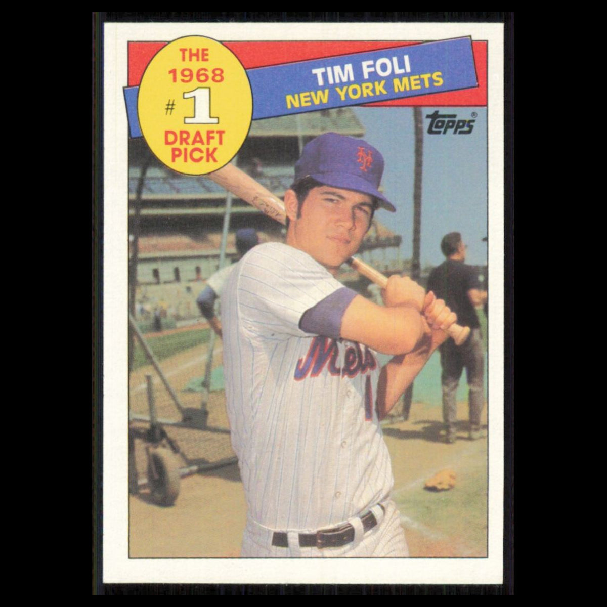 Tim Foli #271 1985 Topps New York Mets Baseball Card MLB NM