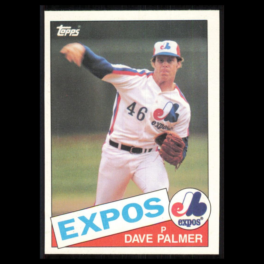 Dave Palmer #526 1985 Topps Montreal Expos Baseball Card MLB NM