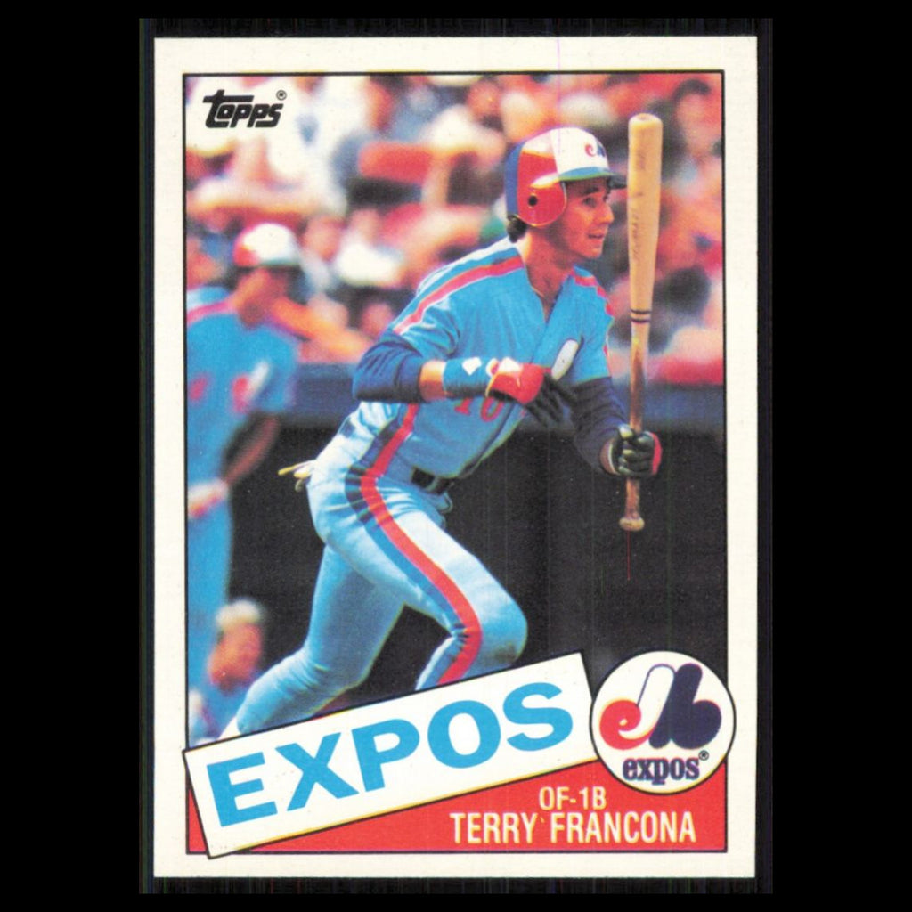 Terry Francona #578 1985 Topps Montreal Expos Baseball Card MLB NM