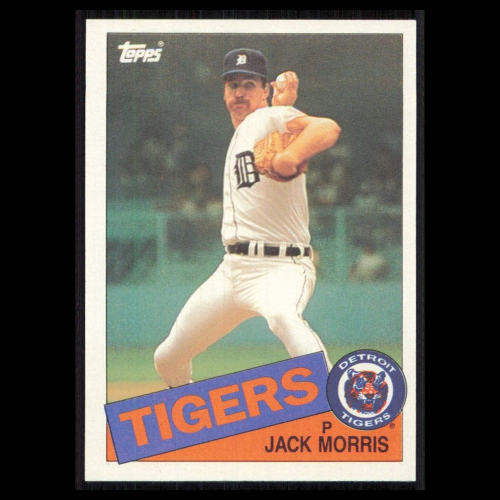 Jack Morris #610 1985 Topps Detroit Tigers Baseball Card MLB NM