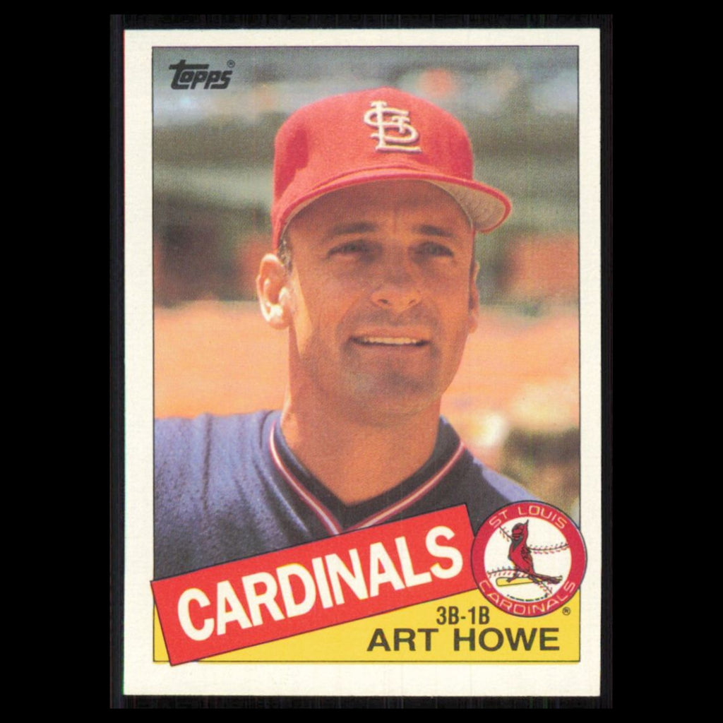 Art Howe #204 1985 Topps St. Louis Cardinals Baseball Card MLB NM
