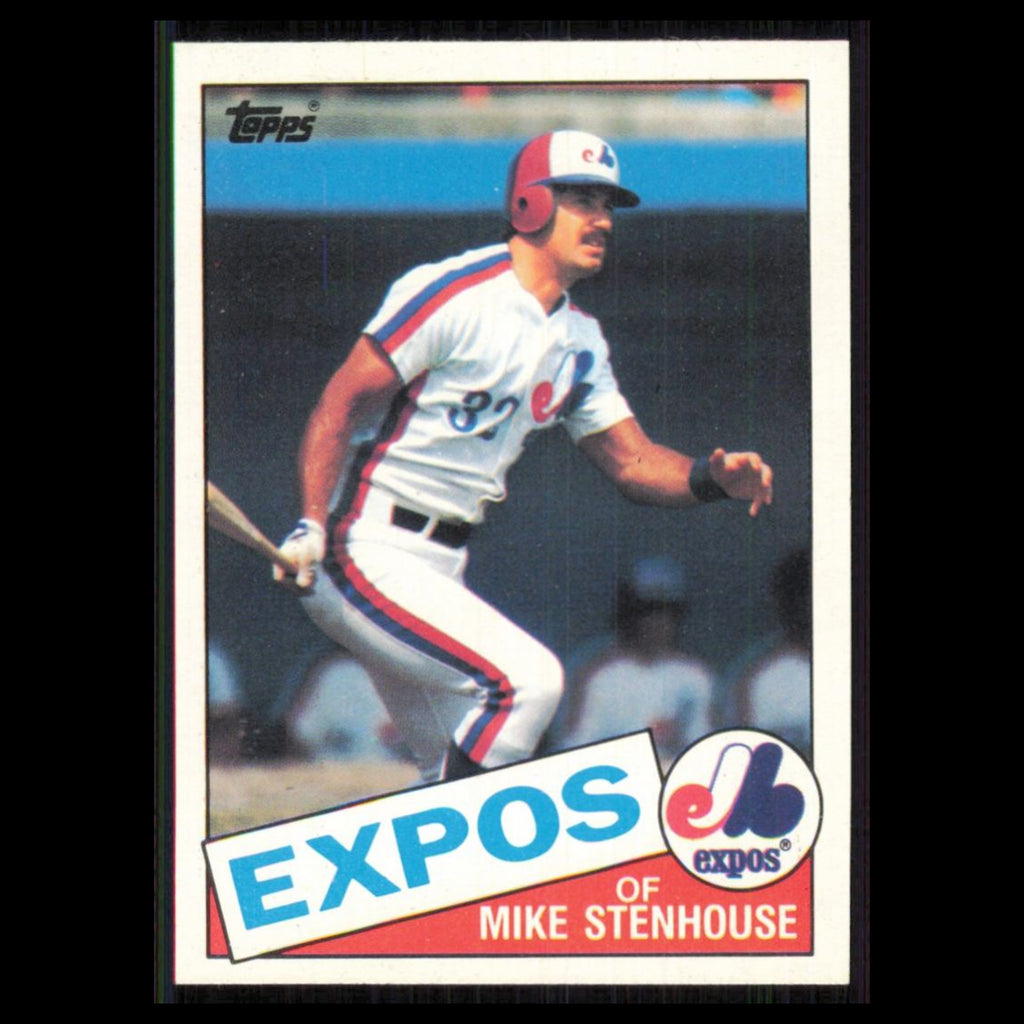 Mike Stenhouse #658 1985 Topps Montreal Expos Baseball Card MLB NM