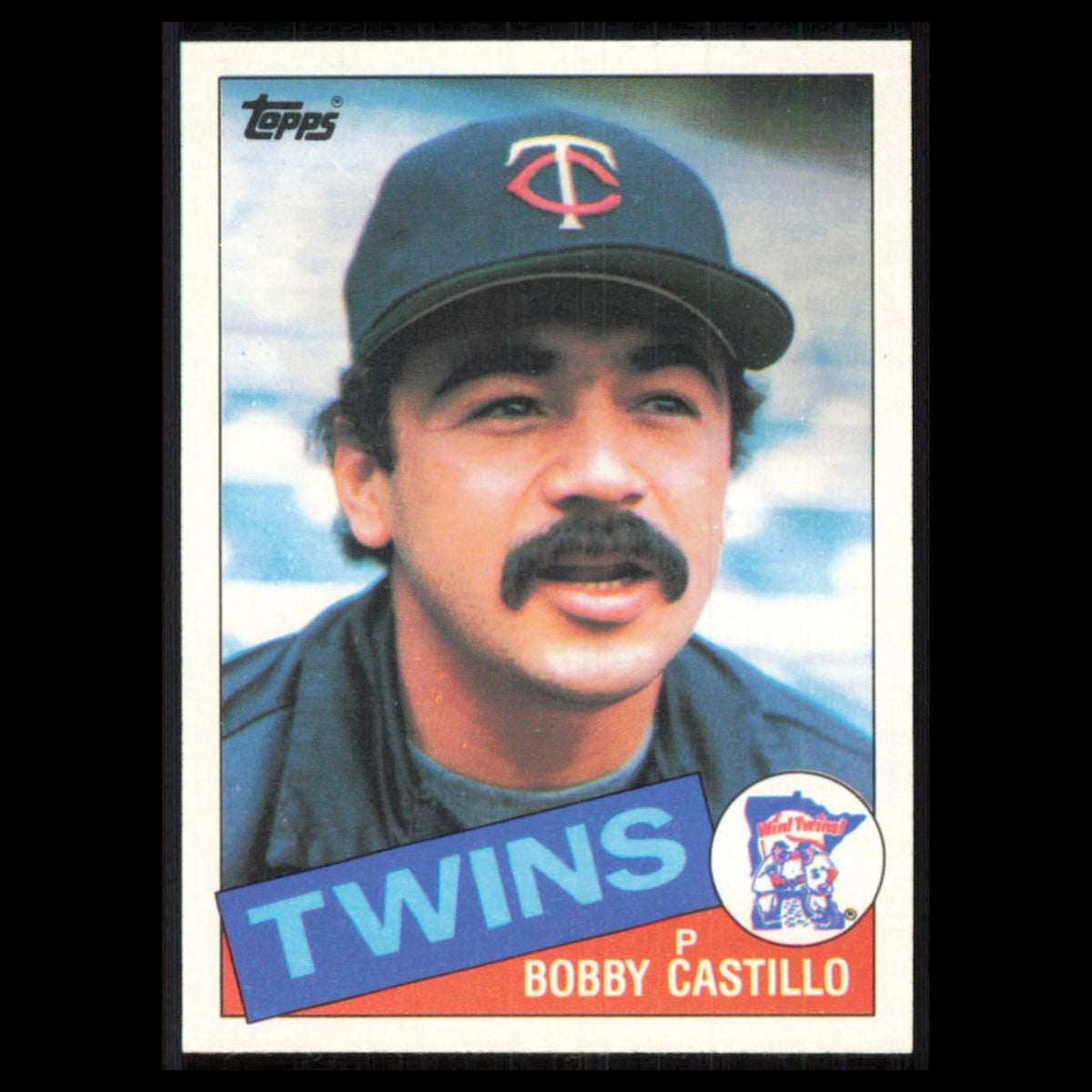 Bobby Castillo #588 1985 Topps Minnesota Twins Baseball Card MLB NM