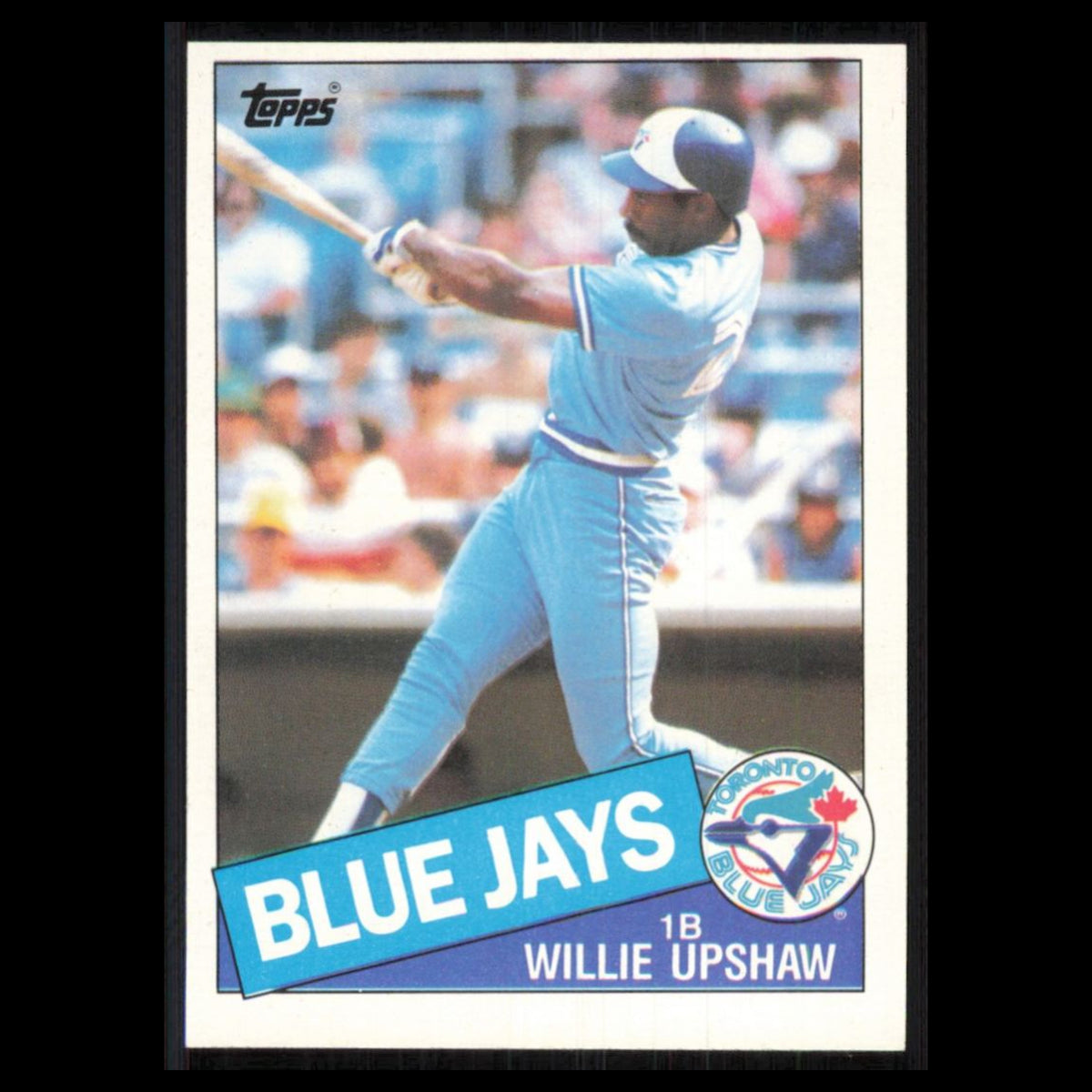 Willie Upshaw #75 1985 Topps Toronto Blue Jays Baseball Card MLB NM