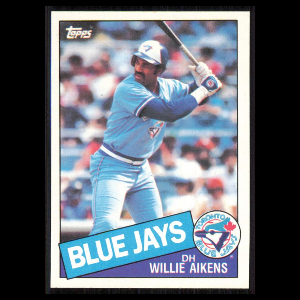 Willie Aikens #436 1985 Topps Toronto Blue Jays Baseball Card MLB NM