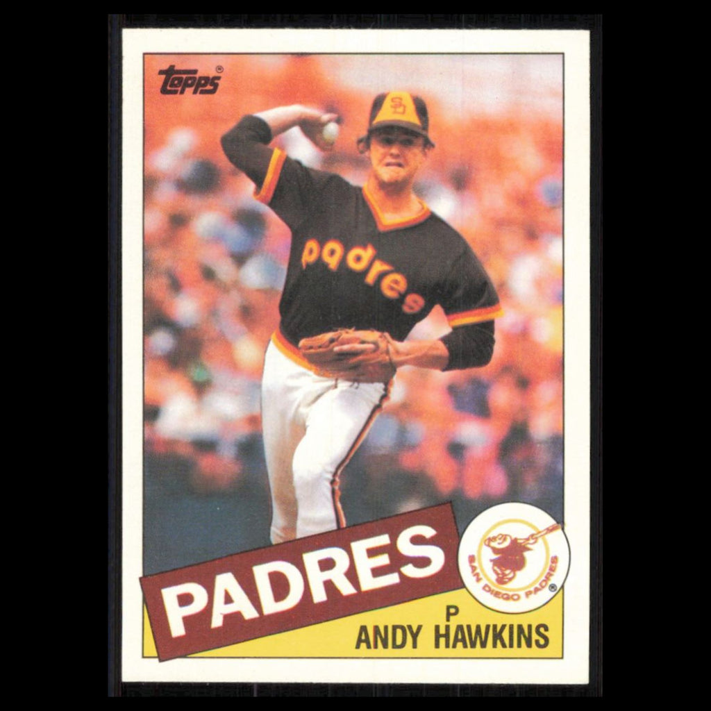 Andy Hawkins #299 1985 Topps San Diego Padres Baseball Card MLB NM