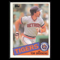 Tom Brookens #512 1985 Topps Detroit Tigers Baseball Card MLB NM
