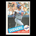Ken Landreaux #418 1985 Topps Los Angeles Dodgers Baseball Card MLB NM
