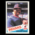 Broderick Perkins #609 1985 Topps Cleveland Indians Baseball Card MLB NM