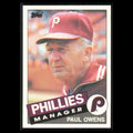 Paul Owens #92 1985 Topps Philadelphia Phillies Baseball Card MLB NM