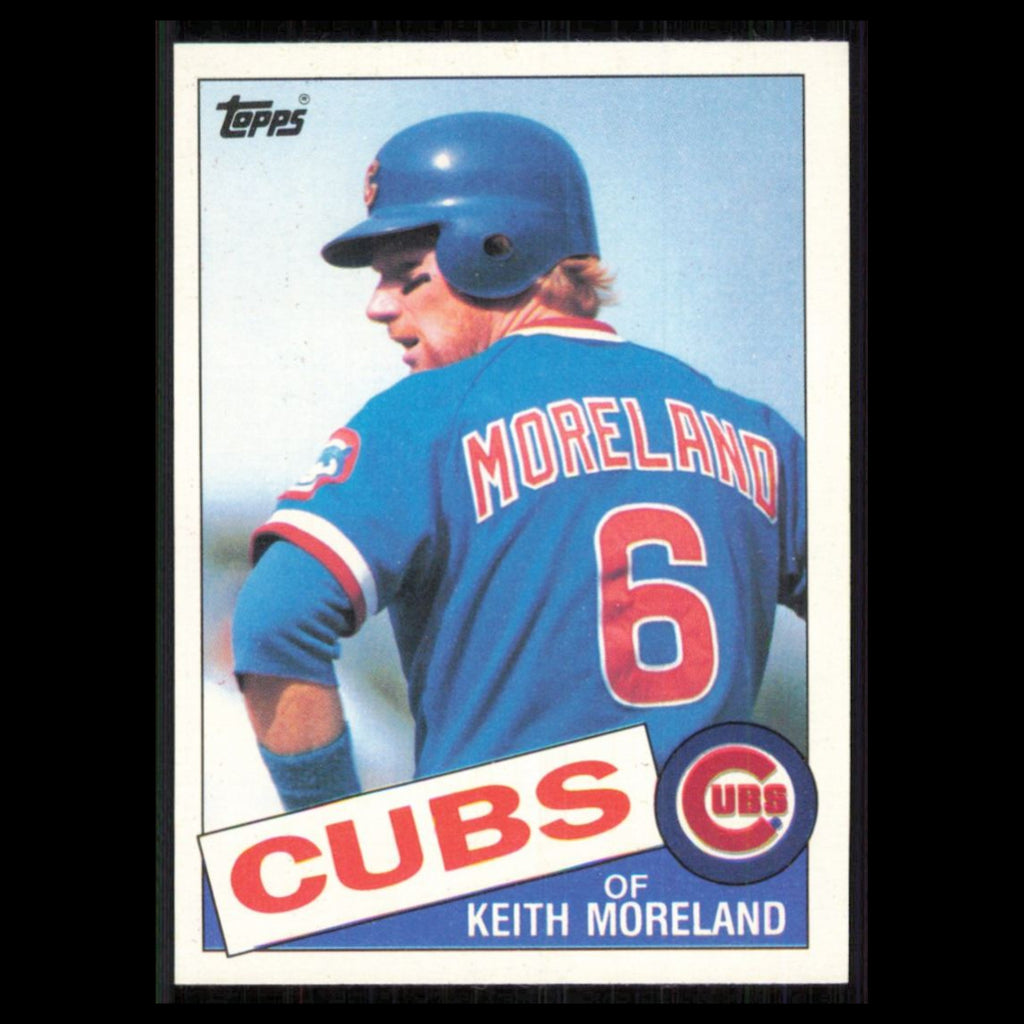 Keith Moreland #538 1985 Topps Chicago Cubs Baseball Card MLB NM