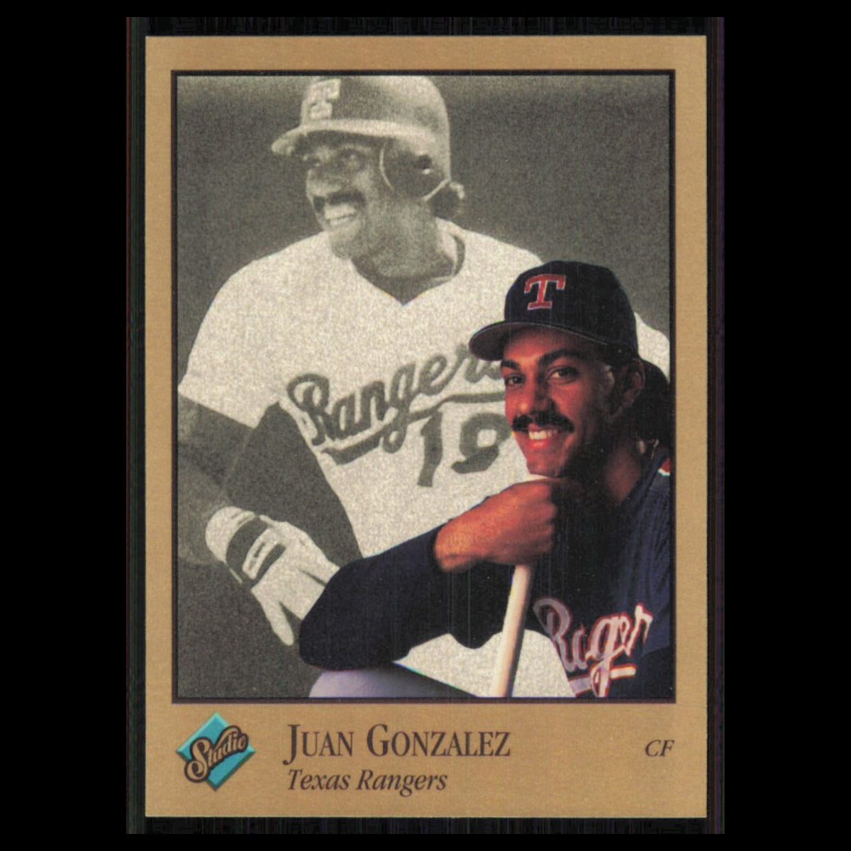 Juan Gonzalez #242 1992 Studio Texas Rangers Baseball Card MLB NM
