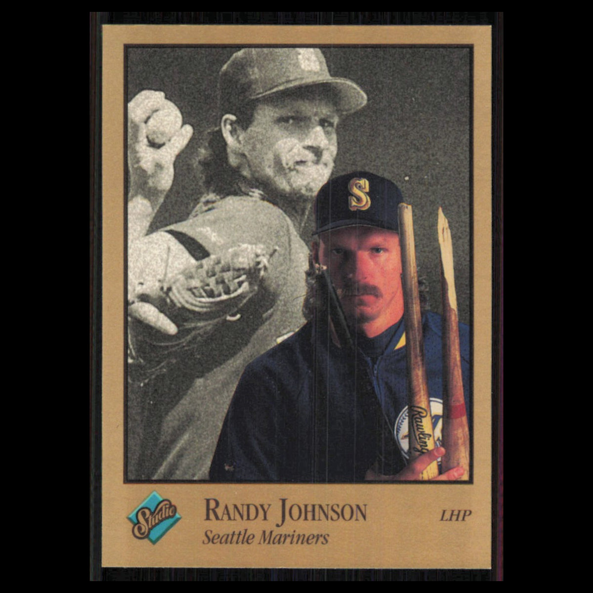 Randy Johnson #234 1992 Studio Seattle Mariners Baseball Card MLB NM