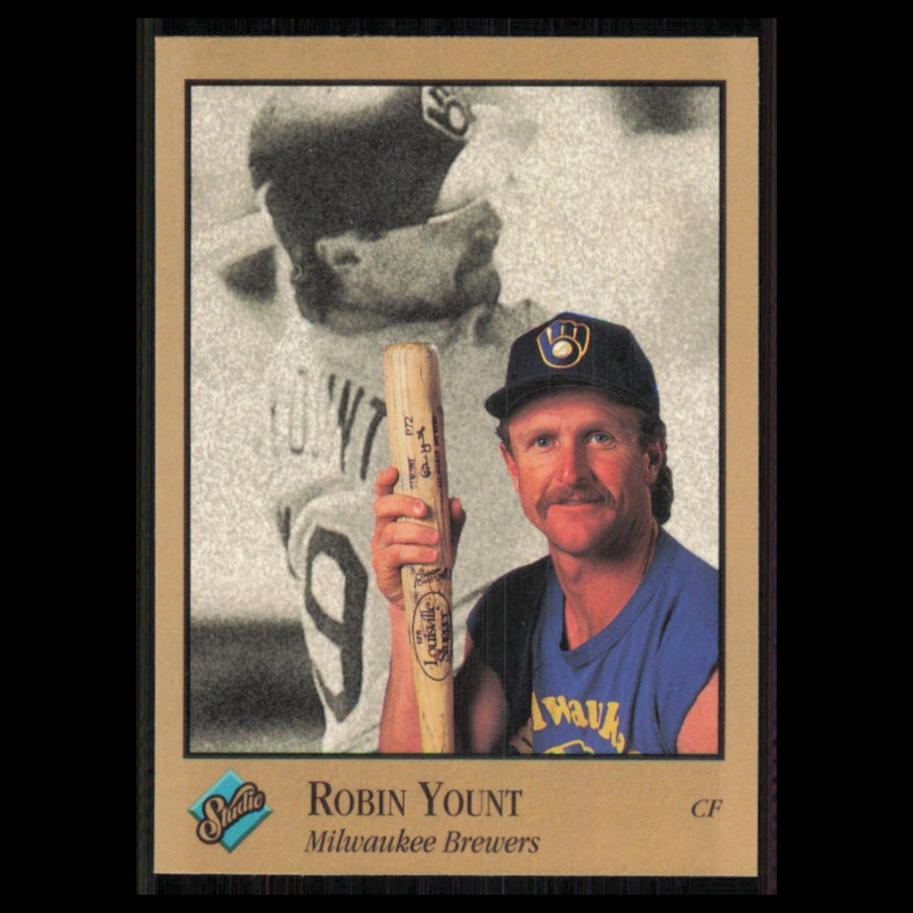 Robin Yount #200 1992 Studio Milwaukee Brewers Baseball Card MLB NM