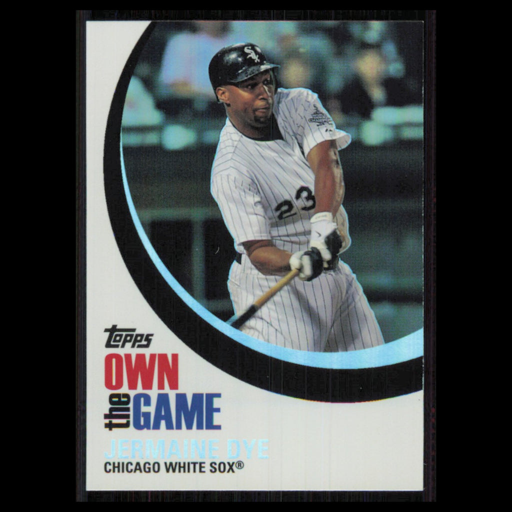 Jermaine Dye #OTG17 2007 Topps Own the Game Chicago White Sox Baseball Card MLB