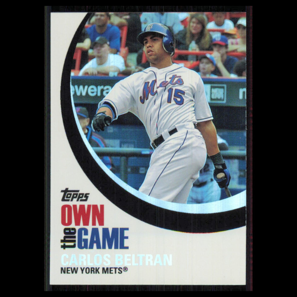 Carlos Beltran #OTG9 2007 Topps Own the Game New York Mets Baseball Card MLB NM