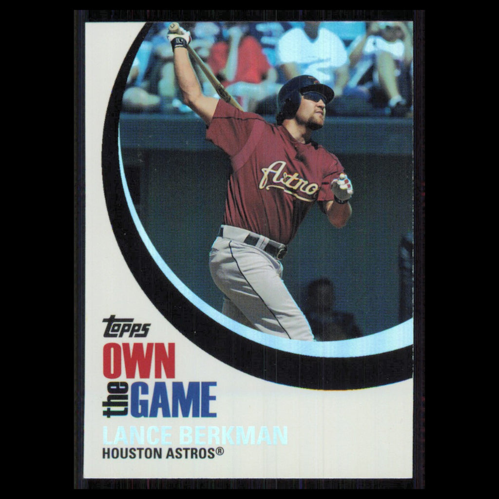 Lance Berkman #OTG5 2007 Topps Own the Game Houston Astros Baseball Card MLB NM