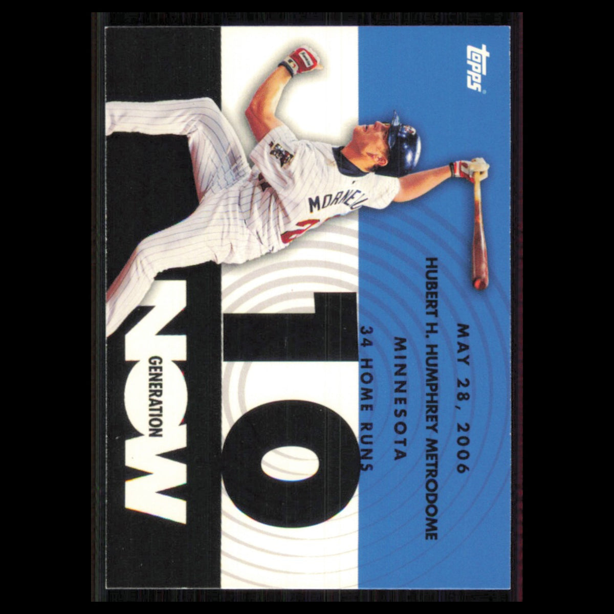 Justin Morneau #GN142 2007 Topps Minnesota Twins Baseball Card MLB NM