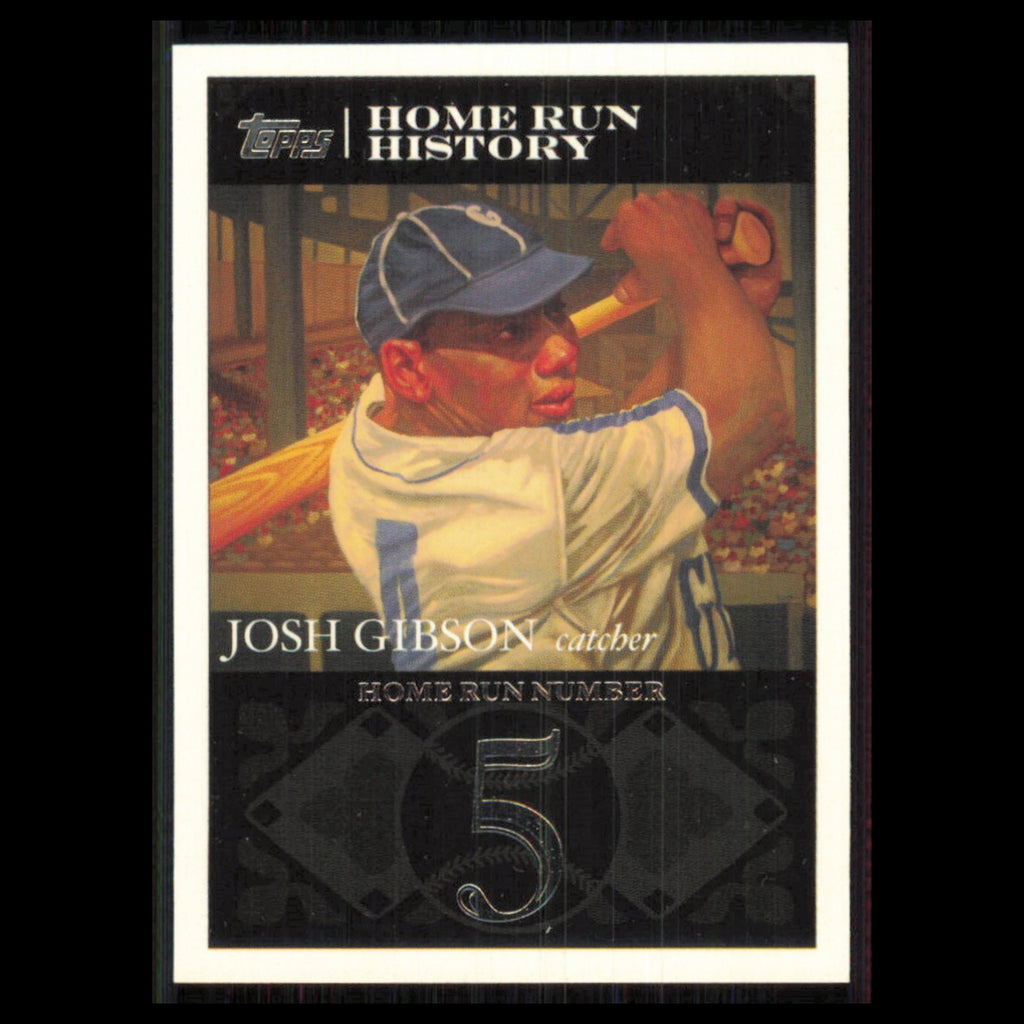 Josh Gibson #JG5 2007 Topps Gibson Home Run History Baseball Card MLB NM
