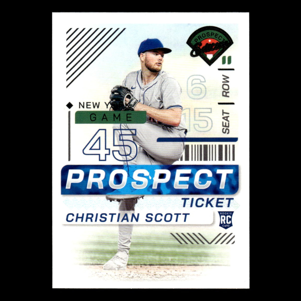 Christian Scott Rookie #74 2024 Panini Prospect Edition New York Mets Baseball