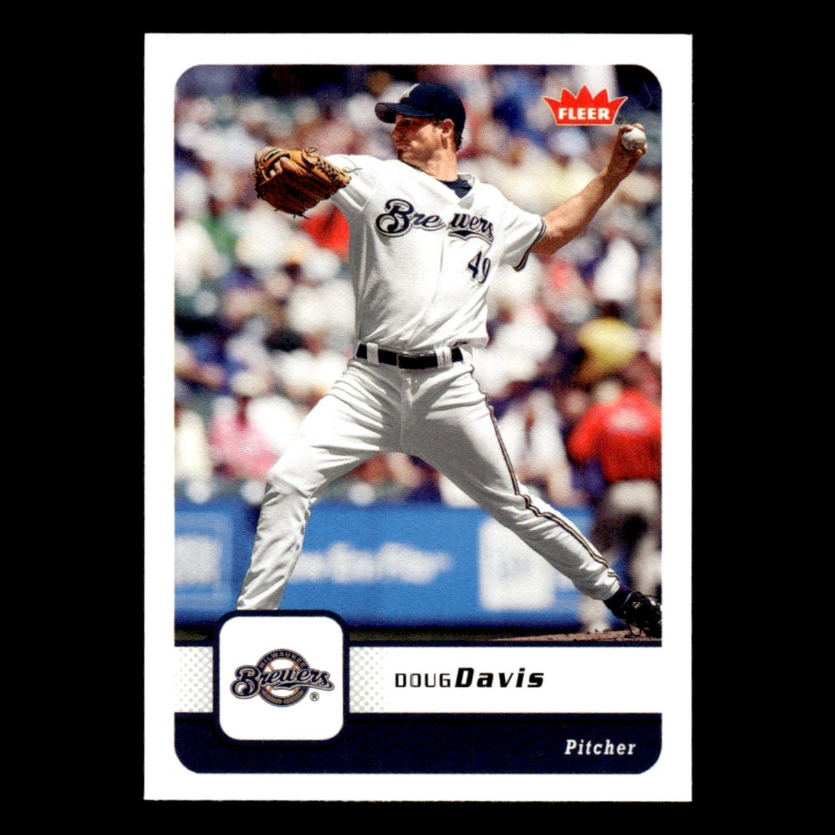 Doug Davis #76 2006 Fleer Milwaukee Brewers Baseball Card MLB NM