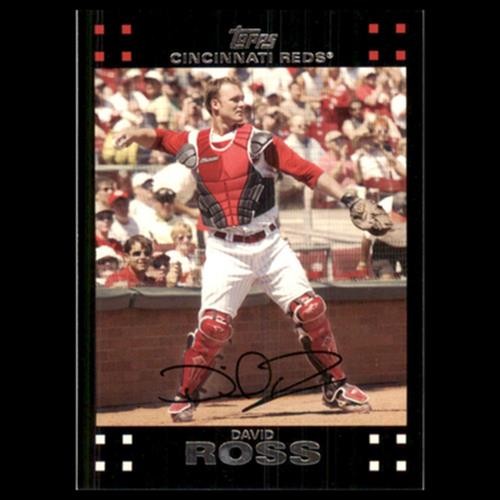 David Ross #117 2007 Topps Cincinnati Reds Baseball Card MLB NM