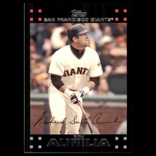 Rich Aurilia #141 2007 Topps San Francisco Giants Baseball Card MLB NM