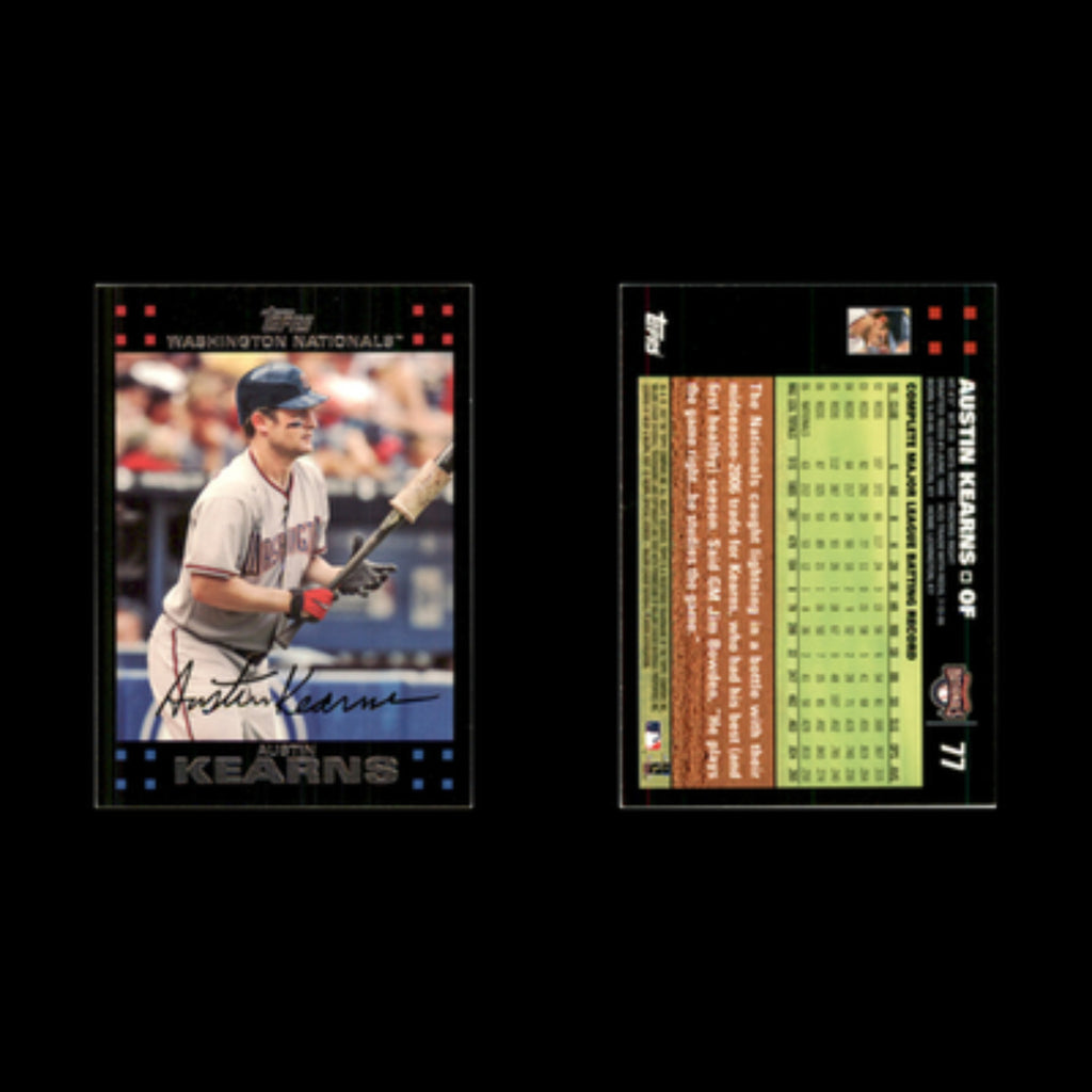Austin Kearns #77 2007 Topps Washington Nationals Baseball Card MLB NM