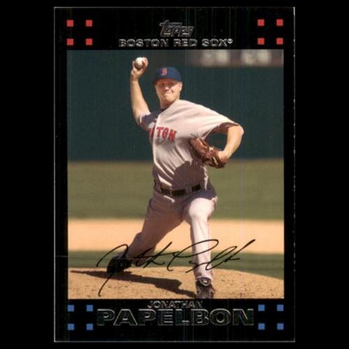 Jonathan Papelbon #310 2007 Topps Boston Red Sox Baseball Card MLB NM