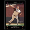 Brandon Webb #319 2007 Topps Arizona Diamondbacks Baseball Card MLB NM