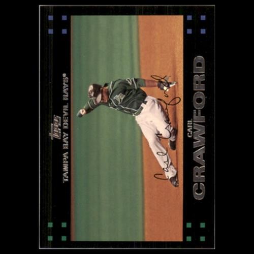 Carl Crawford #189 2007 Topps Tampa Bay Devil Rays Baseball Card MLB NM