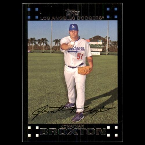 Jonathan Broxton #209 2007 Topps Los Angeles Dodgers Baseball Card MLB NM
