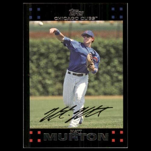 Matt Murton #175 2007 Topps Chicago Cubs Baseball Card MLB NM