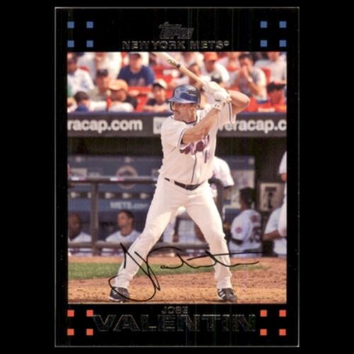 Jose Valentin #183 2007 Topps New York Mets Baseball Card MLB NM