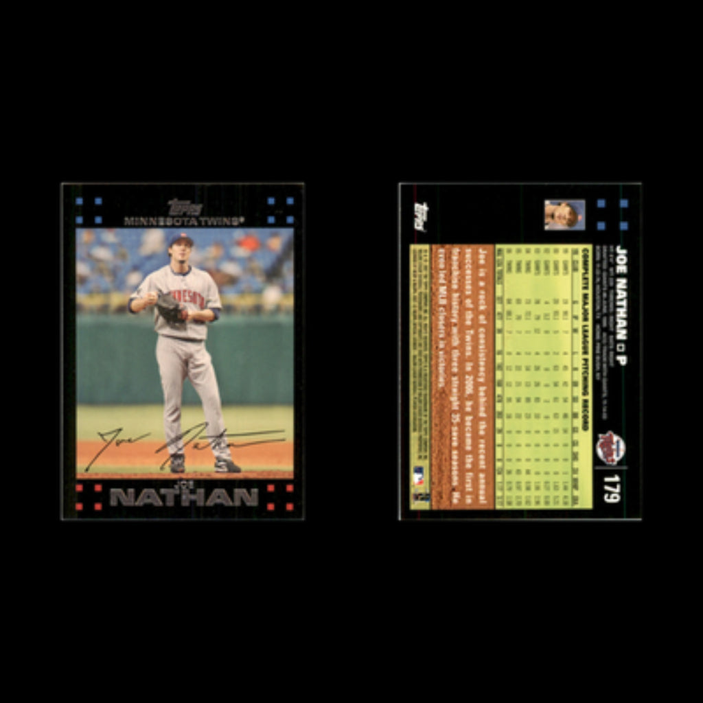 Joe Nathan #179 2007 Topps Minnesota Twins Baseball Card MLB NM