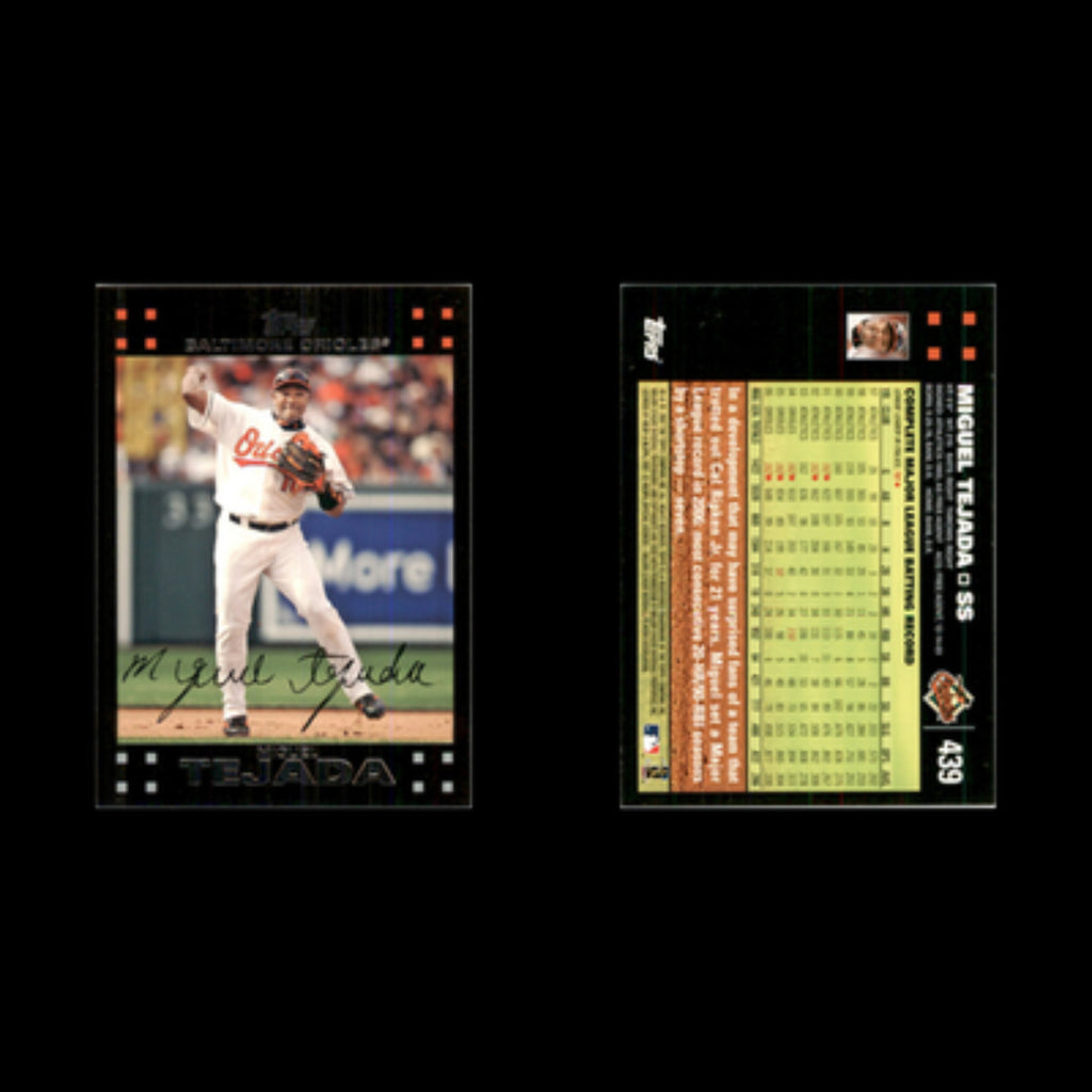 Miguel Tejada #439 2007 Topps Baltimore Orioles Baseball Card MLB NM