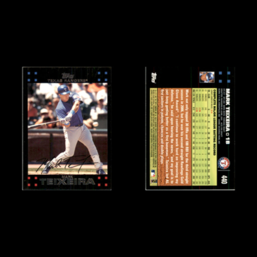Mark Teixeira #440 2007 Topps Texas Rangers Baseball Card MLB NM