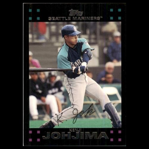 Kenji Johjima #344 2007 Topps Seattle Mariners Baseball Card MLB NM