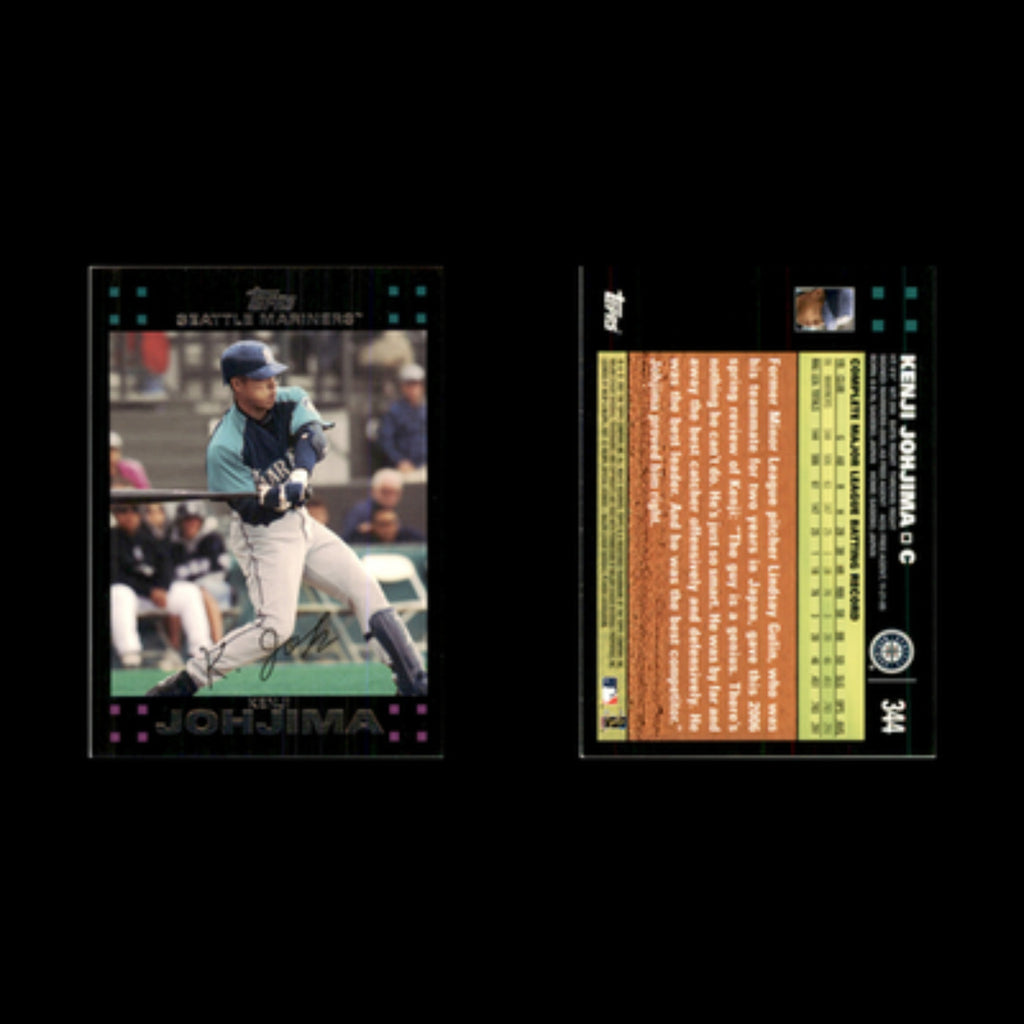Kenji Johjima #344 2007 Topps Seattle Mariners Baseball Card MLB NM