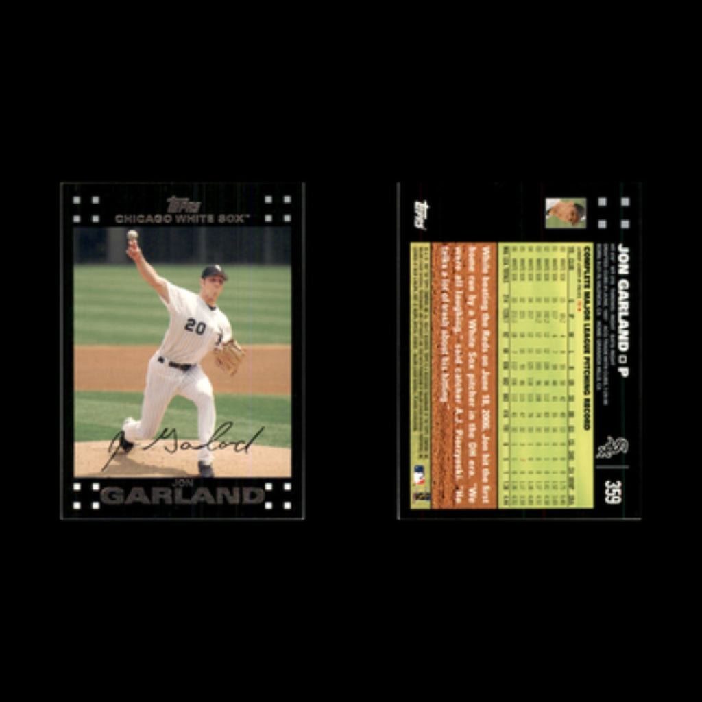 Jon Garland #359 2007 Topps Chicago White Sox Baseball Card MLB NM