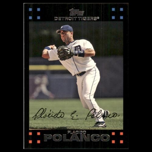 Placido Polanco #386 2007 Topps Detroit Tigers Baseball Card MLB NM