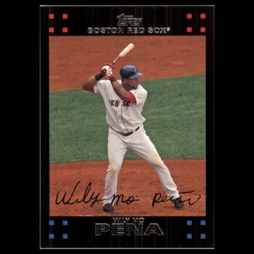 Wily Mo Pena #538 2007 Topps Boston Red Sox Baseball Card MLB NM