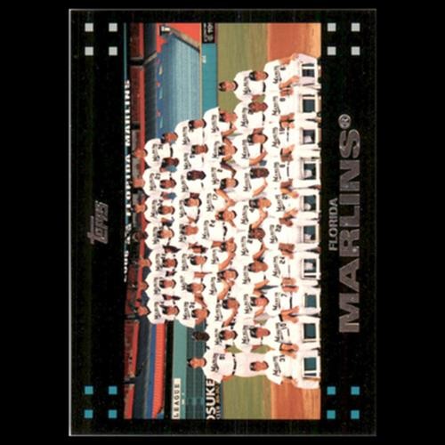 Team Card #592 2007 Topps Florida Marlins Baseball Card MLB NM