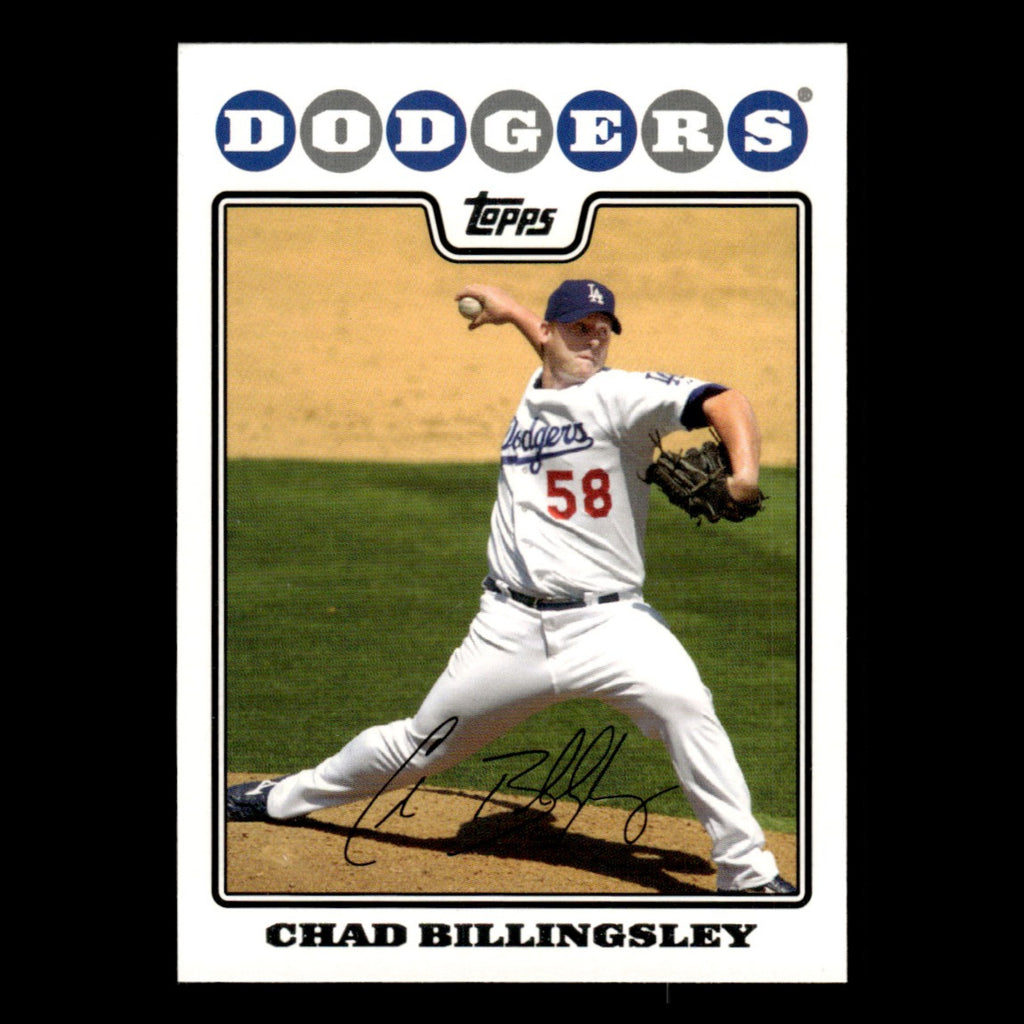 Chad Billingsley #194 2008 Topps Los Angeles Dodgers Baseball Card MLB NM