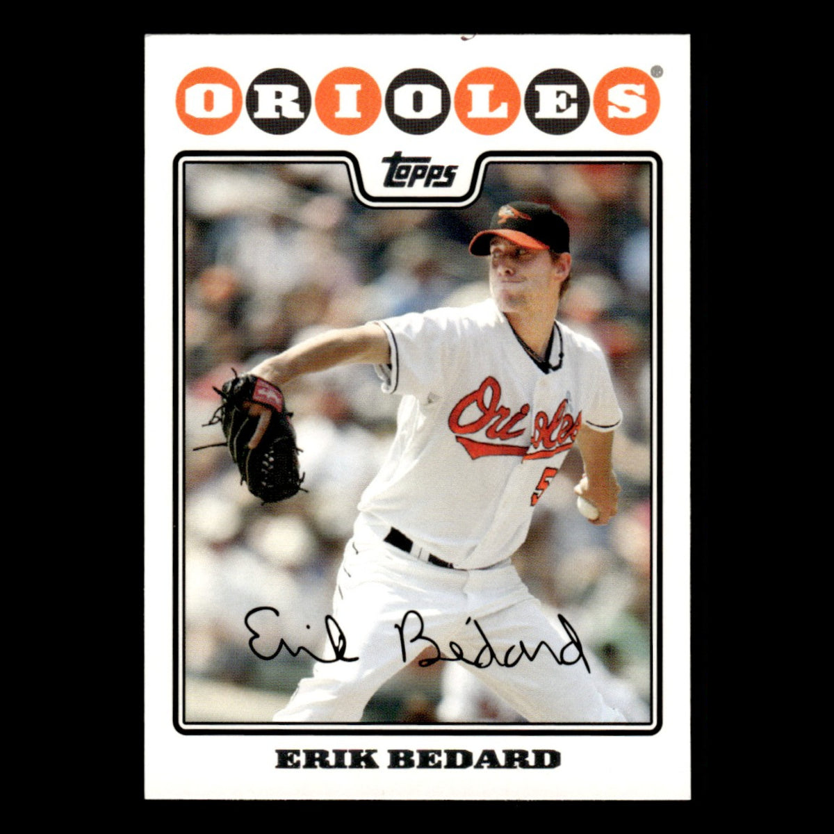 Erik Bedard #51 2008 Topps Baltimore Orioles Baseball Card MLB NM