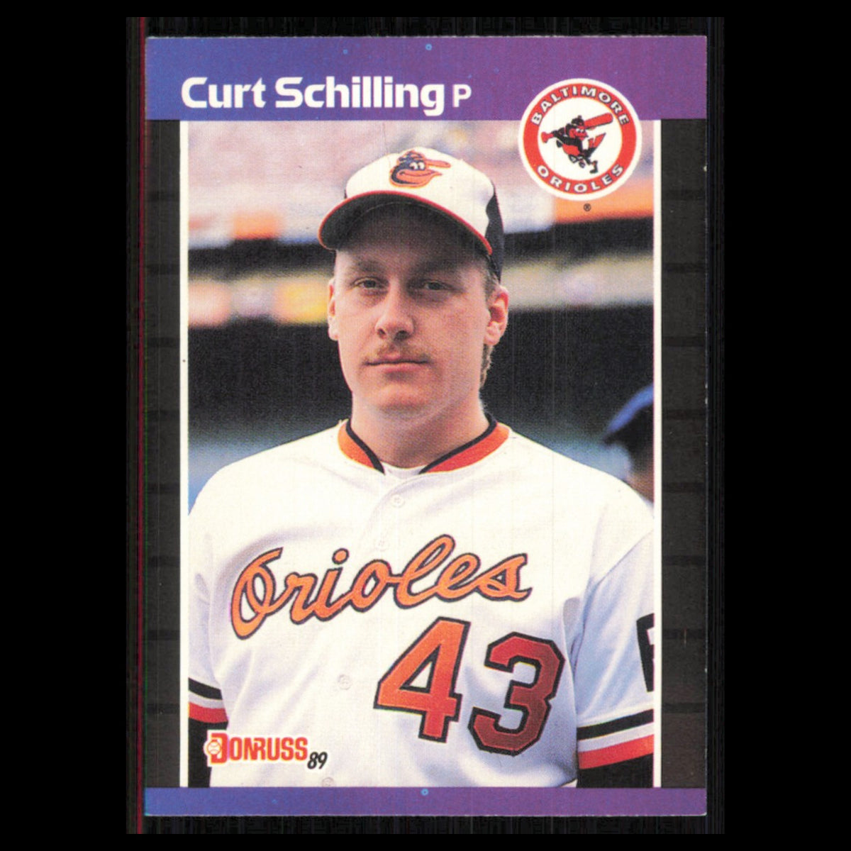 Curt Schilling Rookie #635 1989 Donruss Baltimore Orioles Baseball Card MLB NM