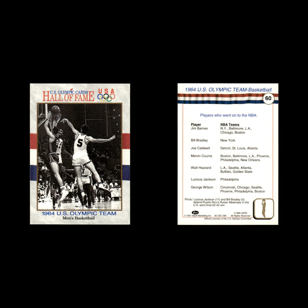 1964 U.S. Olympic Team Mens Basketball #60 1991 Impel Olympic Hall of Fame Card